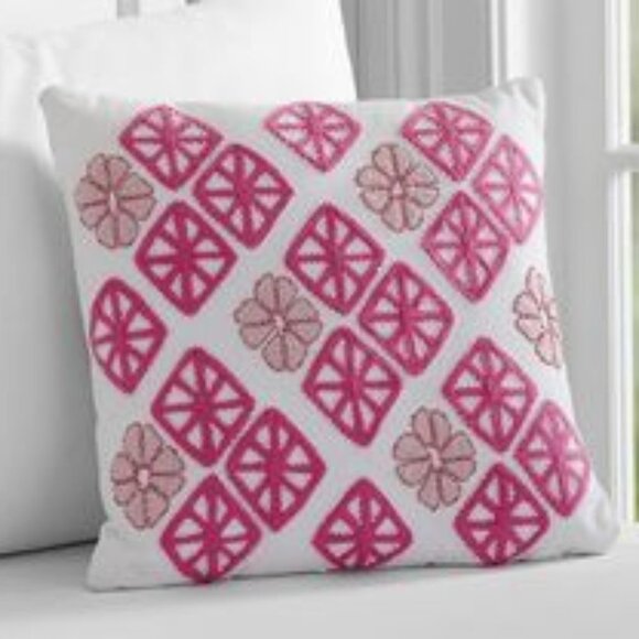 Pottery Barn Kids Decorative Pillow Pink - Picture 2 of 3